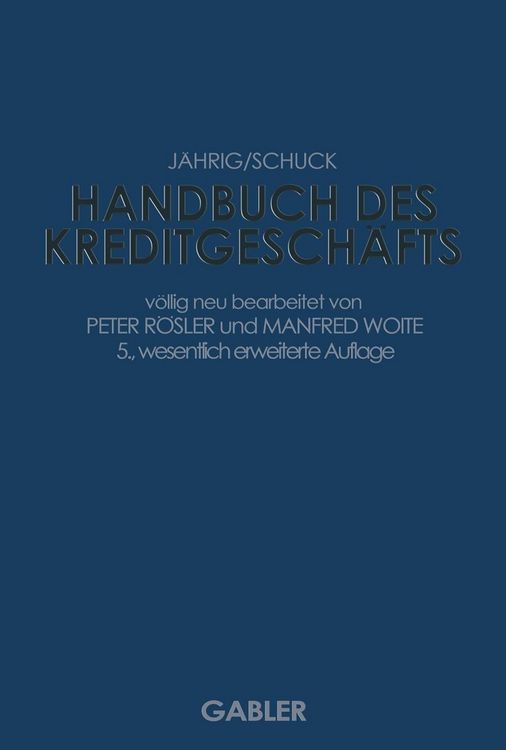 Produktbild: Handbuch des Kreditgesch&auml;fts