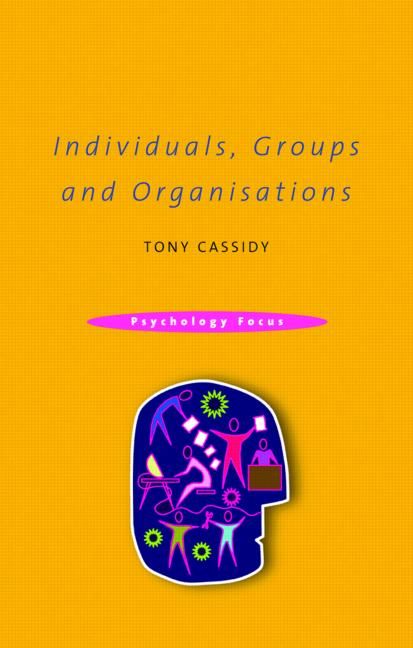 Produktbild: Individuals, Groups and Organisations