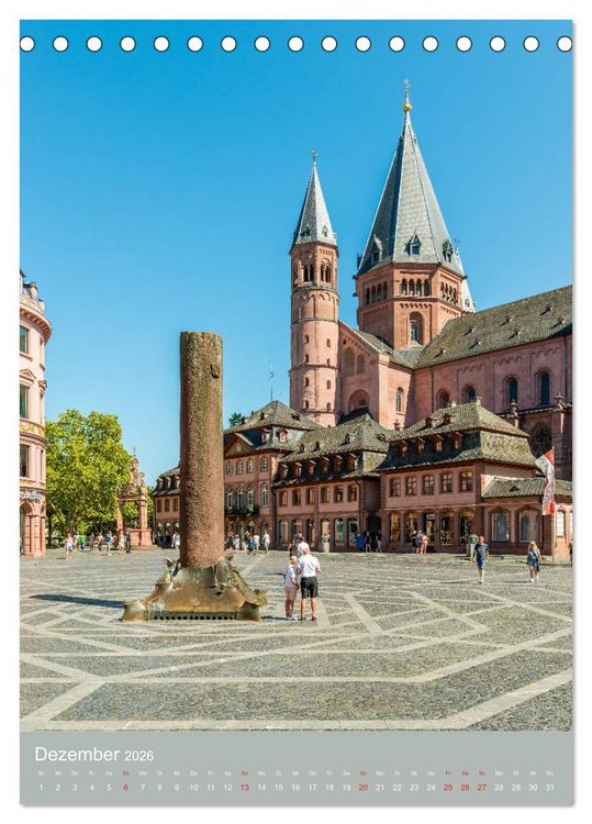Produktbild: Mainz - Ein Portr&auml;t (Tischkalender 2026 DIN A5 hoch), CALVENDO Monatskalender