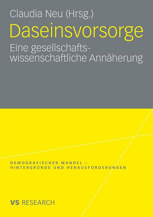 Produktbild: Daseinsvorsorge