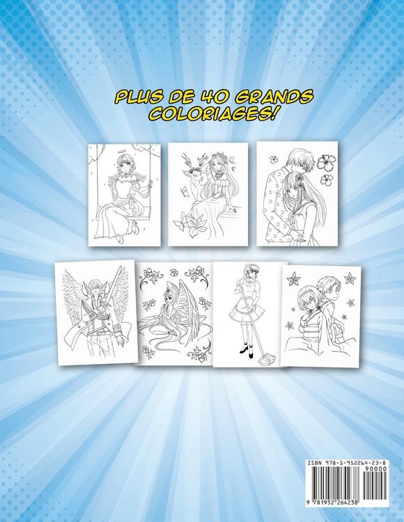 Produktbild: Manga Livre de Coloriage pour les adultes et les enfants