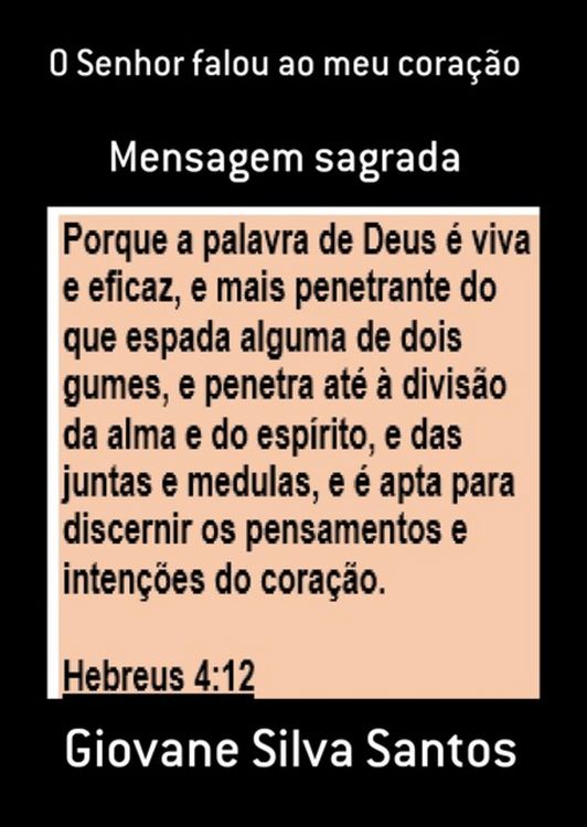 Produktbild: O Senhor Falou Ao Meu Cora&ccedil;&atilde;o