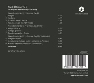 Produktbild: BEETHOVEN: Piano Sonatas Vol.3