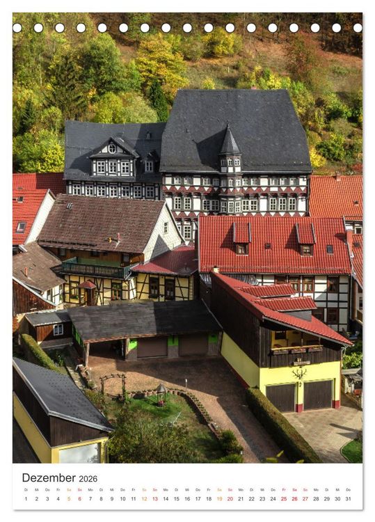 Produktbild: Stolberg im S&uuml;dharz (Tischkalender 2026 DIN A5 hoch), CALVENDO Monatskalender