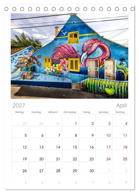 Produktbild: Tischplaner 2027 - W&auml;nde sprechen B&auml;nde (A5 Tischkalender zum Aufstellen) CALVENDO