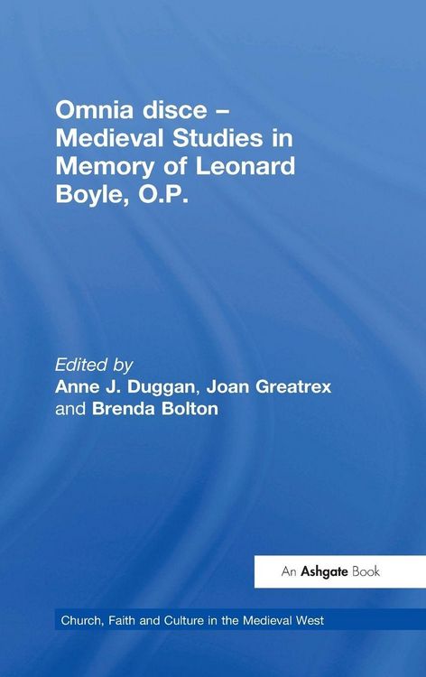 Produktbild: Omnia disce - Medieval Studies in Memory of Leonard Boyle, O.P.