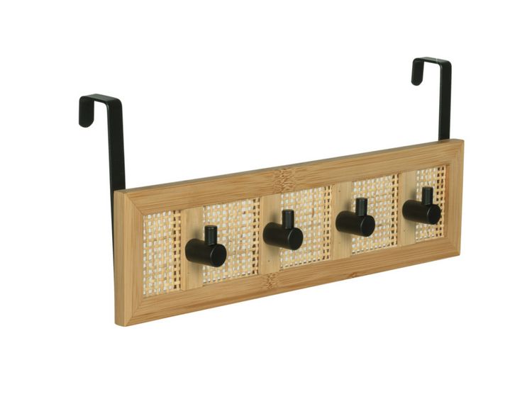 Produktbild: T&uuml;rgarderobe Mod. Allegre, aus Bambus und Rattan