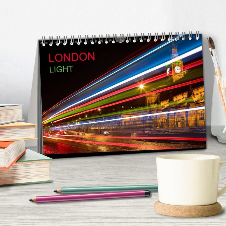 Produktbild: London Light (Tischkalender 2026 DIN A5 quer), CALVENDO Monatskalender
