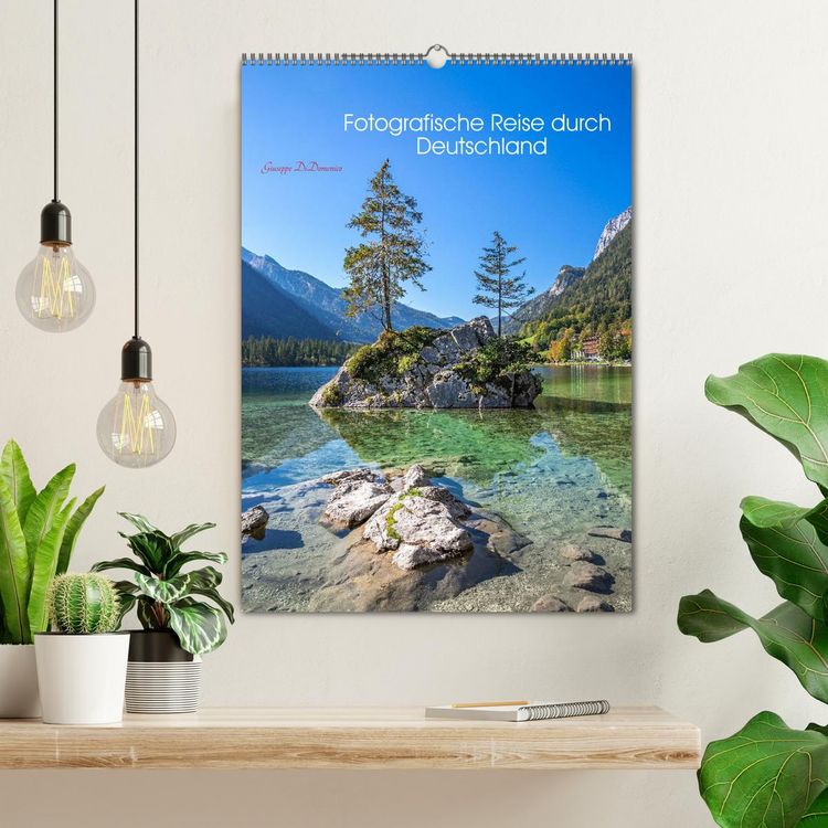 Produktbild: Fotografische Reise durch Deutschland (Wandkalender 2026 DIN A2 hoch), CALVENDO Monatskalender