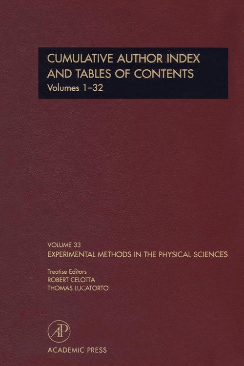 Produktbild: Cumulative Author Index and Tables of Contents Volumes1-32