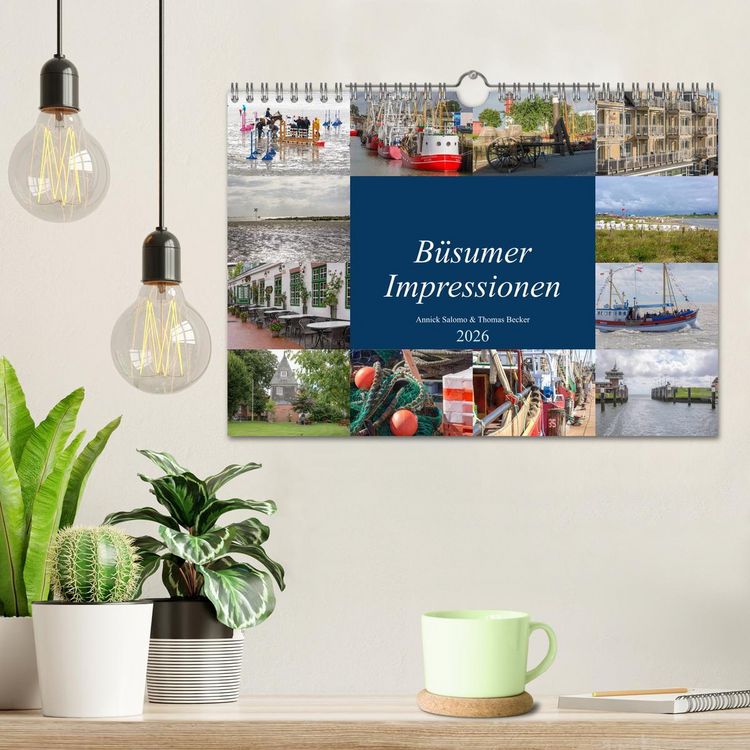 Produktbild: B&uuml;sumer Impressionen (Wandkalender 2026 DIN A4 quer), CALVENDO Monatskalender