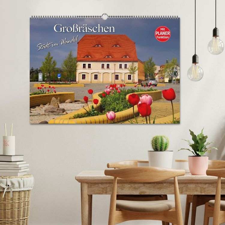 Produktbild: Gro&szlig;r&auml;schen - Stadt im Wandel (Wandkalender 2026 DIN A2 quer), CALVENDO Monatskalender