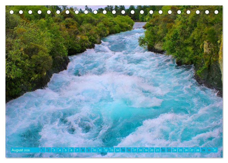 Produktbild: Neuseeland &bull; Impressionen (Tischkalender 2026 DIN A5 quer), CALVENDO Monatskalender