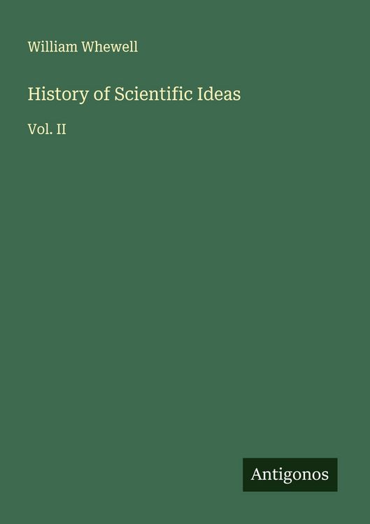 Produktbild: History of Scientific Ideas