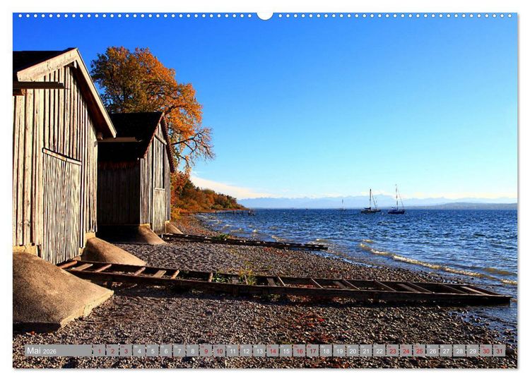Produktbild: Mein Ammersee - am Ostufer entlang (Wandkalender 2026 DIN A2 quer), CALVENDO Monatskalender