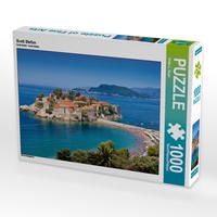 Produktbild: CALVENDO Puzzle Sveti Stefan 1000 Teile Lege-Gr&ouml;&szlig;e 64 x 48 cm Foto-Puzzle Bild von Stefan L. Beyer