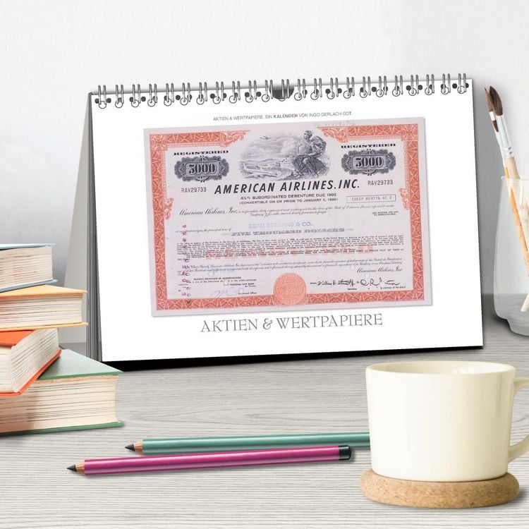 Produktbild: Aktien & Wertpapiere / CH-Version (Tischkalender 2026 DIN A5 quer), CALVENDO Monatskalender
