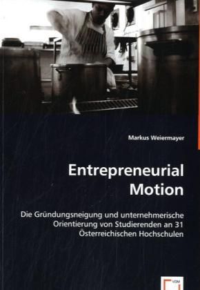 Produktbild: Weiermayer, M: Entrepreneurial Motion