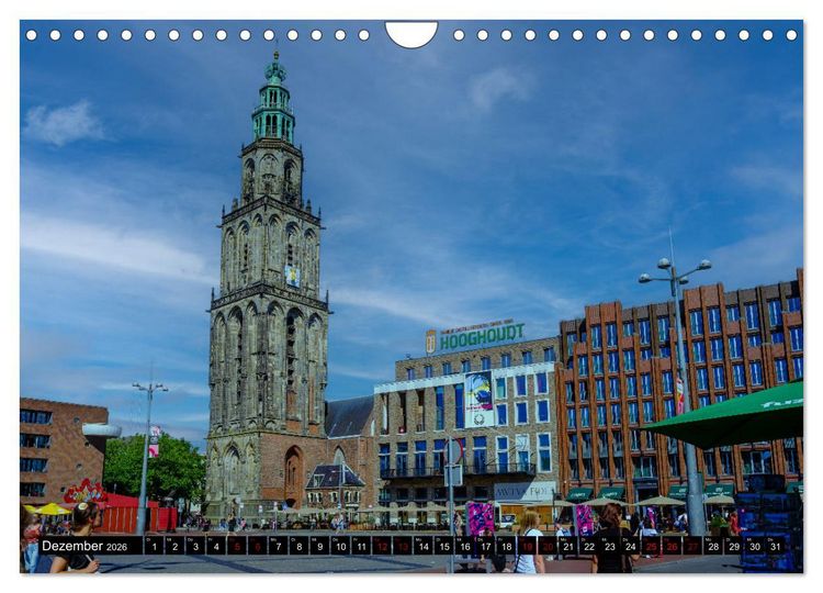 Produktbild: Ein Blick auf Groningen (Wandkalender 2026 DIN A4 quer), CALVENDO Monatskalender