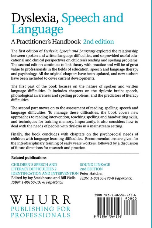Produktbild: Dyslexia, Speech and Language 2e