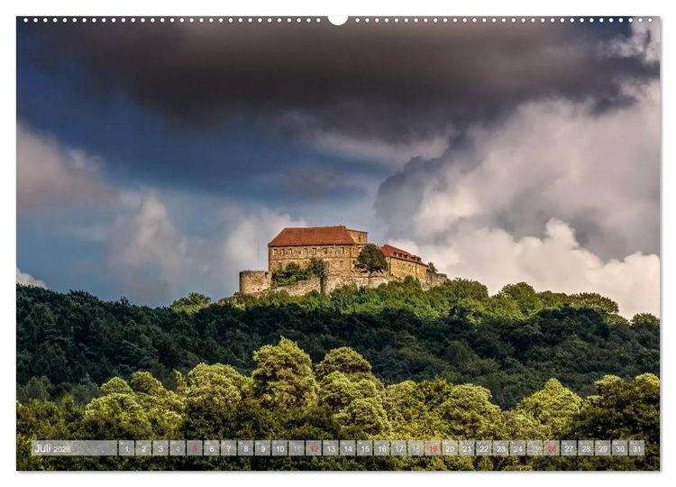 Produktbild: Burgenlandschaft Fr&auml;nkische Schweiz (Wandkalender 2026 DIN A2 quer), CALVENDO Monatskalender