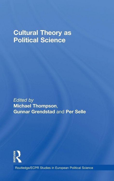 Produktbild: Cultural Theory as Political Science