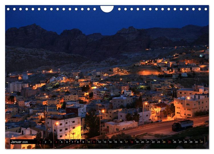 Produktbild: Jordanien - Ein Land der Superlative (Wandkalender 2026 DIN A4 quer), CALVENDO Monatskalender