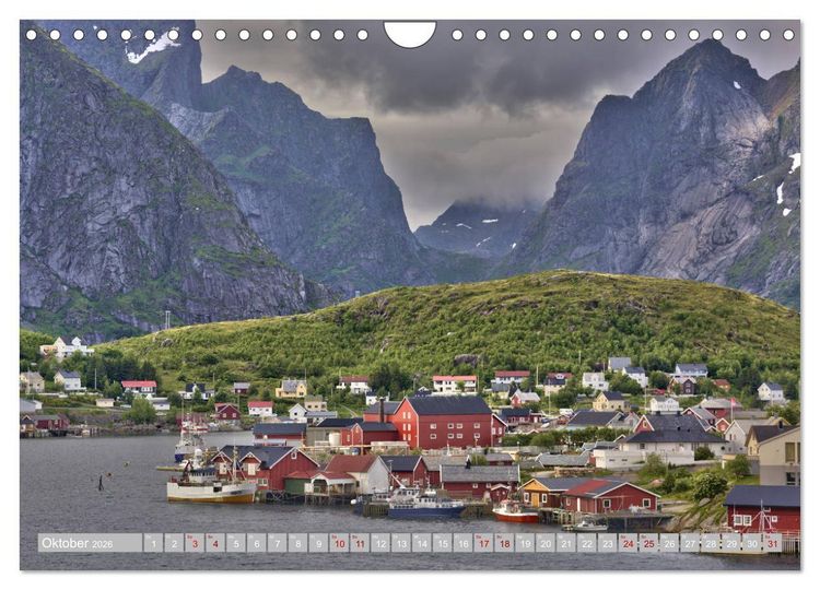 Produktbild: Die Farben Norwegens (Wandkalender 2026 DIN A4 quer), CALVENDO Monatskalender