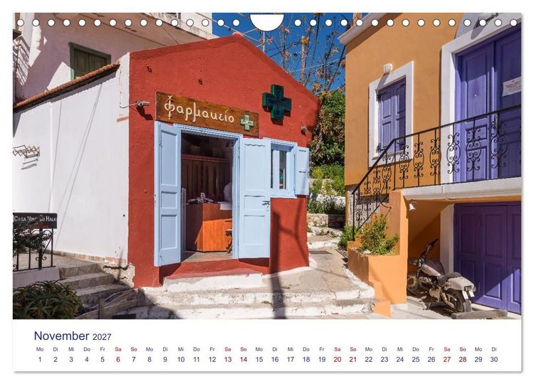 Produktbild: Insel Chalki (Wandkalender 2027 DIN A4 quer), CALVENDO Monatskalender