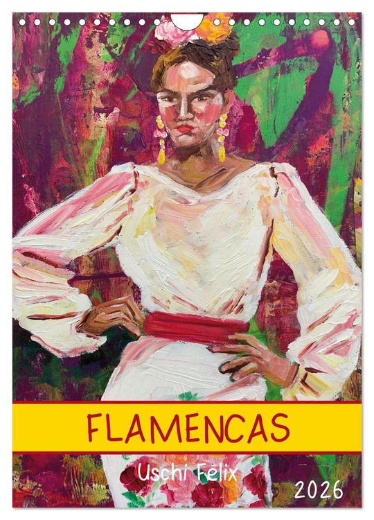 Produktbild: FLAMENCAS (Wandkalender 2026 DIN A4 hoch), CALVENDO Monatskalender