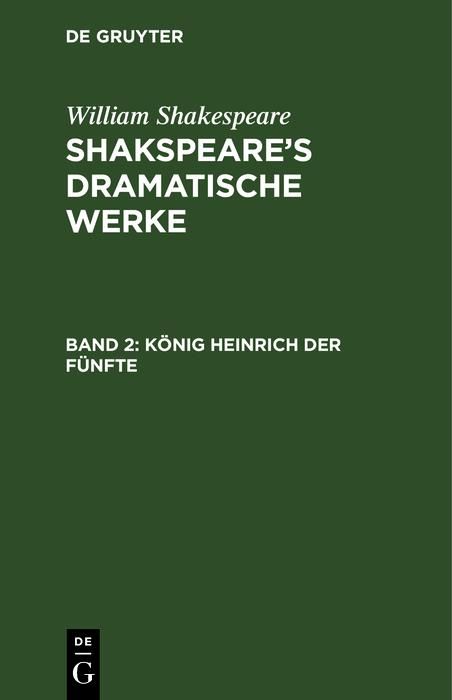 Produktbild: K&ouml;nig Heinrich der F&uuml;nfte