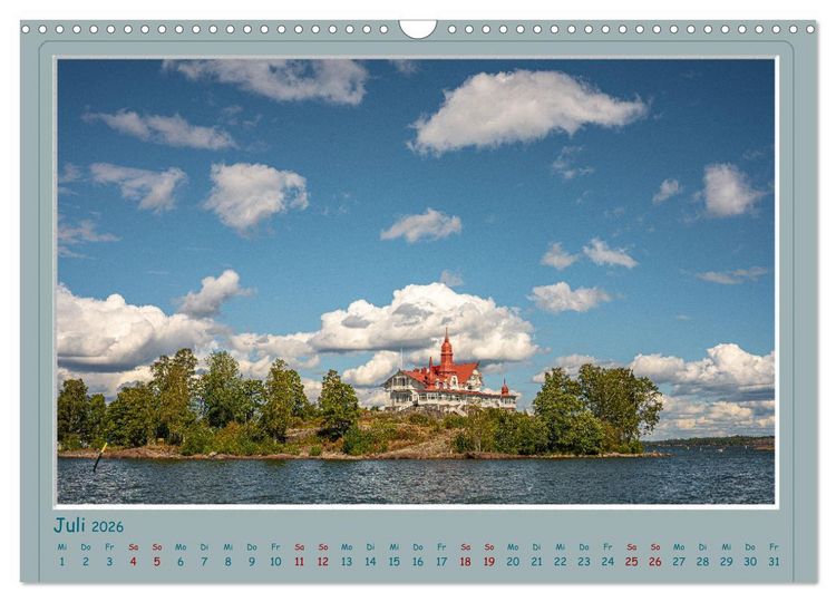 Produktbild: HELSINKI CITY (Wandkalender 2026 DIN A3 quer), CALVENDO Monatskalender
