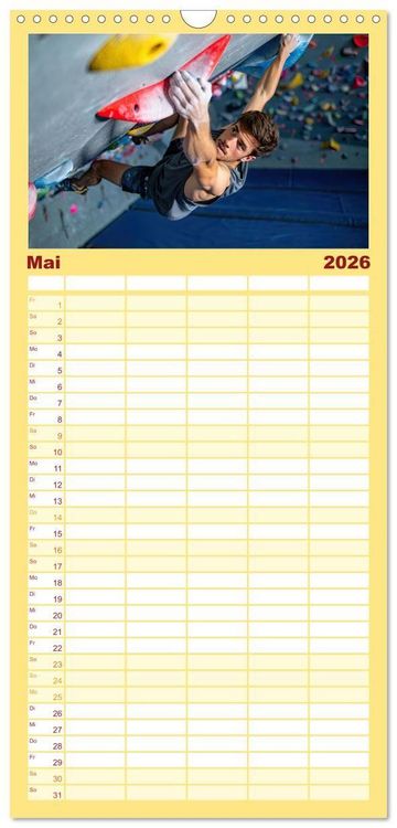 Produktbild: Familienplaner 2026 - Spirit of Motion mit 5 Spalten (Wandkalender, 21 x 45 cm) CALVENDO