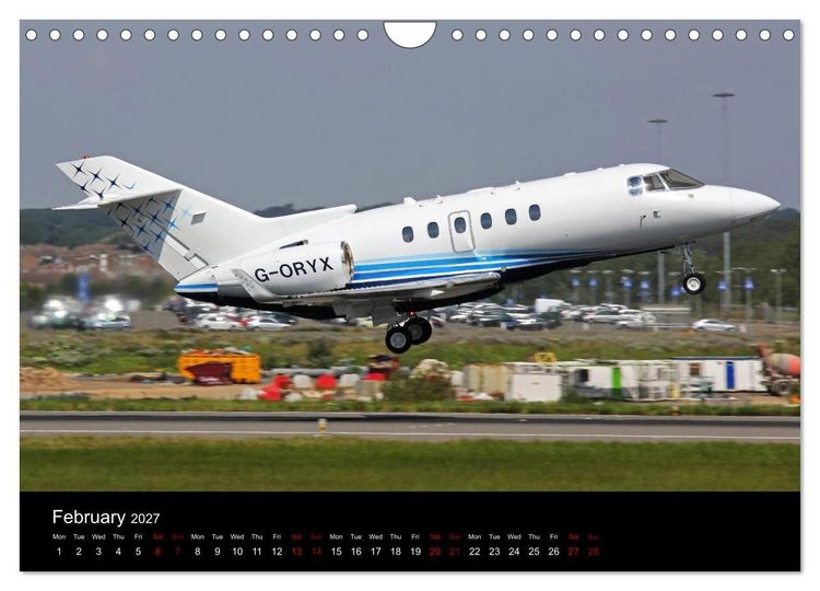 Produktbild: Bizjets (Wall Calendar 2027 DIN A4 landscape), CALVENDO 12 Month Wall Calendar