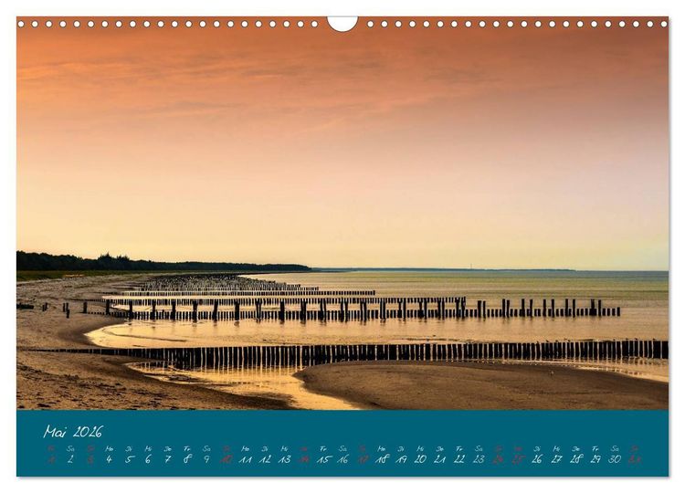 Produktbild: Blick auf die Halbinsel Fischland, Dar&szlig; und Zingst (Wandkalender 2026 DIN A3 quer), CALVENDO Monatskalender