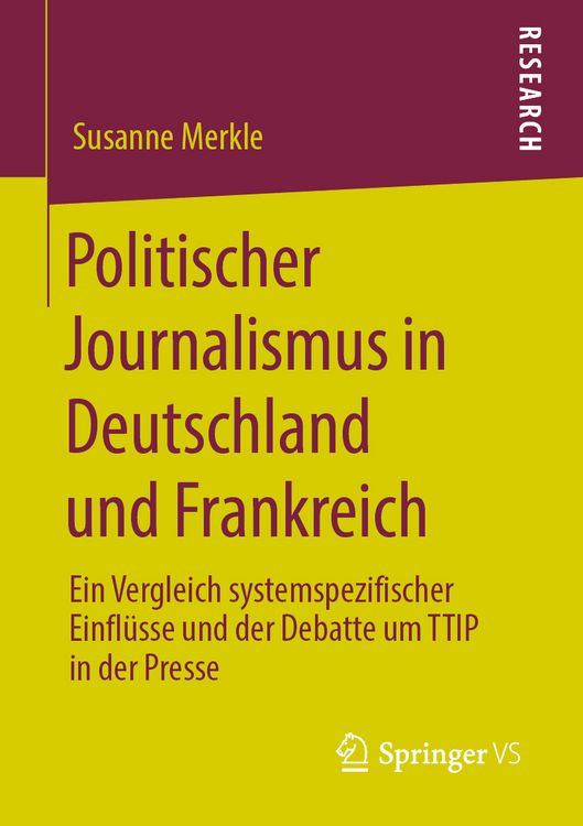Produktbild: Politischer Journalismus in Deutschland und Frankreich