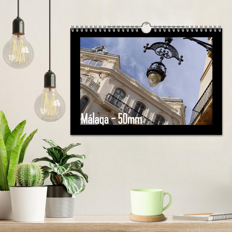 Produktbild: M&aacute;laga - 50mm (Wandkalender 2026 DIN A4 quer), CALVENDO Monatskalender