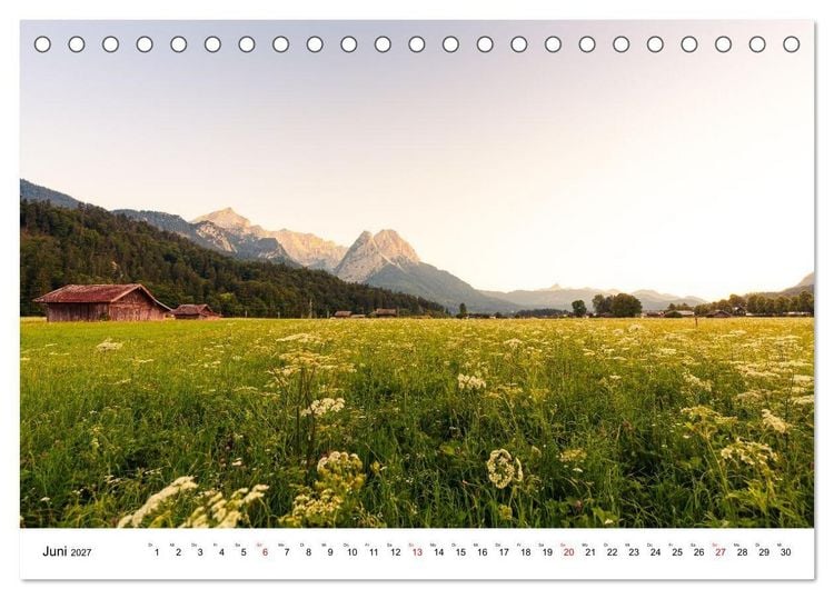 Produktbild: Deutschland - Bayerns Landschafts-Gefl&uuml;ster (Tischkalender 2027 DIN A5 quer), CALVENDO Monatskalender