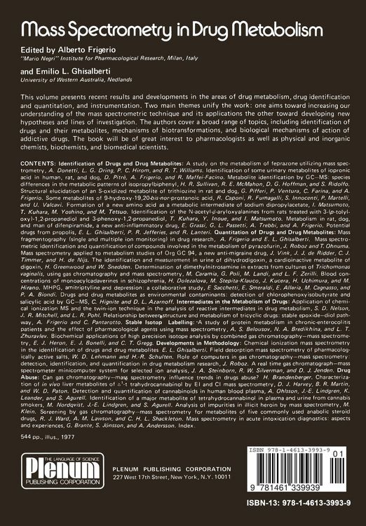 Produktbild: Recent Developments in Mass Spectrometry in Biochemistry and Medicine