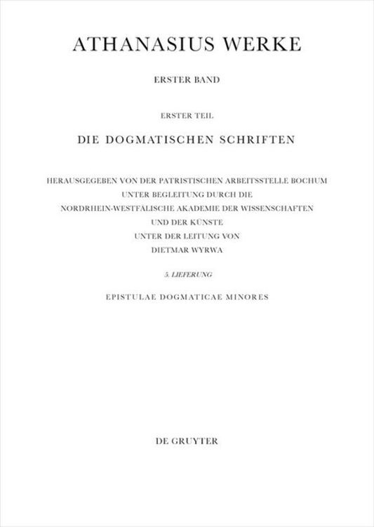 Produktbild: Epistulae Dogmaticae Minores