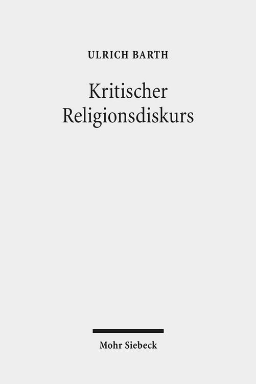 Produktbild: Kritischer Religionsdiskurs