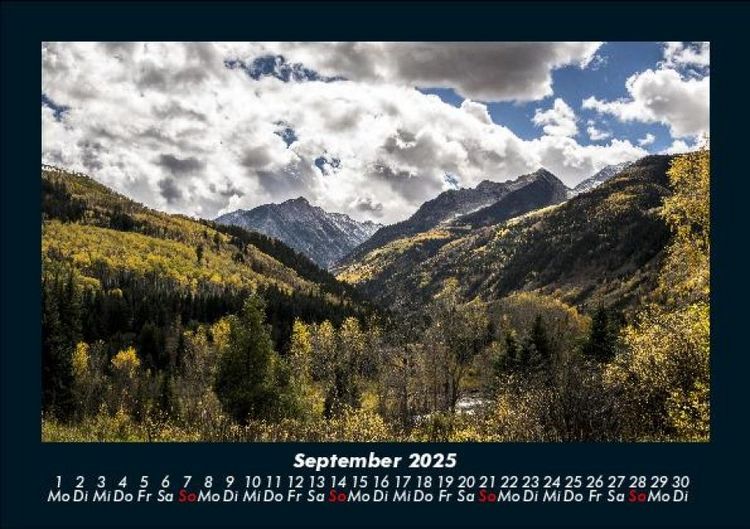 Produktbild: Bergige Welten 2025 Fotokalender DIN A5