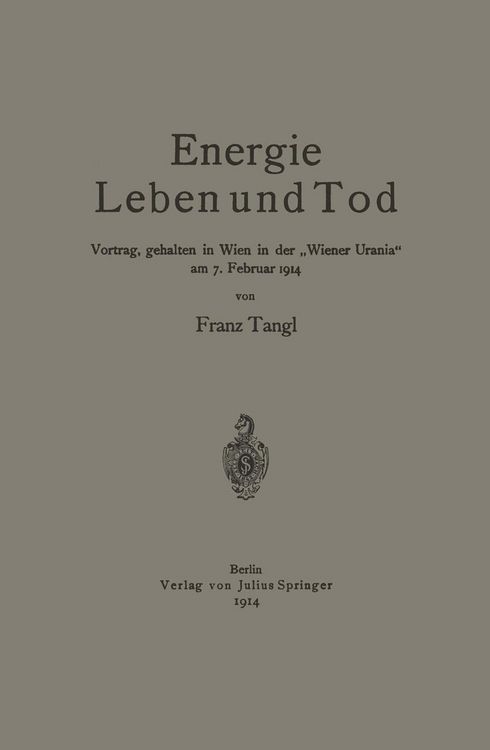 Produktbild: Energie Leben und Tod