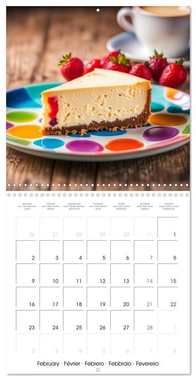 Produktbild: Dessert dreams (Wall Calendar 2026 12 &times; 12 Inch) CALVENDO 12 Month Wall Calendar