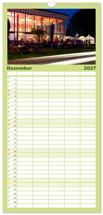 Produktbild: Familienplaner 2027 - Solinger Bilderbogen 2027 mit 5 Spalten (Wandkalender, 21 x 45 cm) CALVENDO