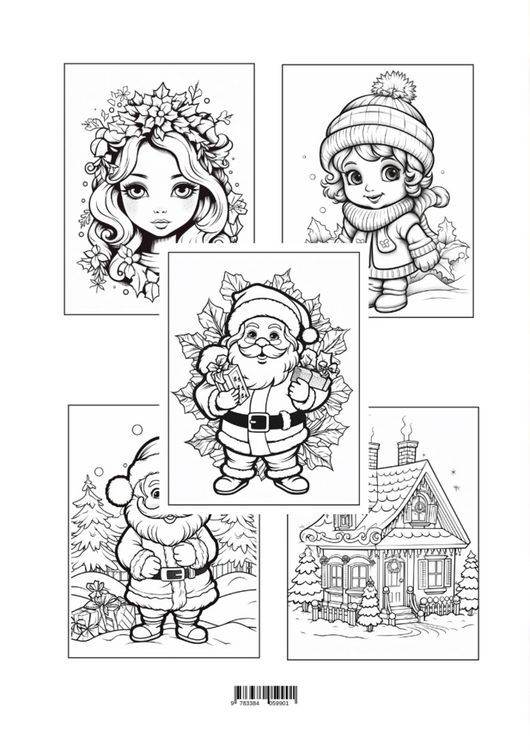 Produktbild: Ho-Ho-Ho! Weihnachtsfreude zum Ausmalen und Entdecken