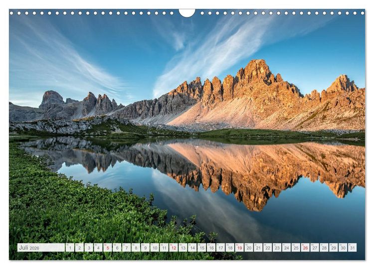 Produktbild: Faszinierende Bergwelten (Wandkalender 2026 DIN A3 quer), CALVENDO Monatskalender