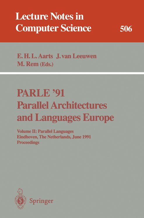 Produktbild: PARLE '91. Parallel Architectures and Languages Europe