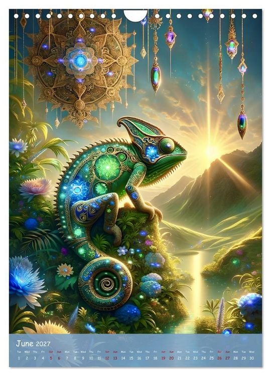 Produktbild: The Art of Power Animals (Wall Calendar 2027 DIN A4 portrait), CALVENDO 12 Month Wall Calendar