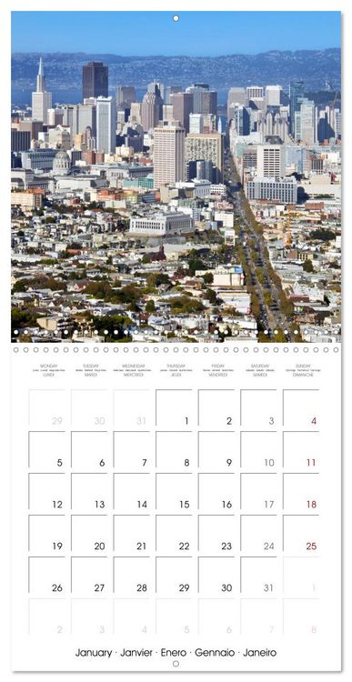 Produktbild: SAN FRANCISCO Highlights (Wall Calendar 2026 12 &times; 12 Inch) CALVENDO 12 Month Wall Calendar